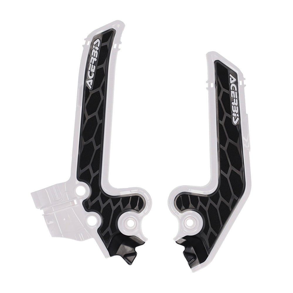 Acerbis X-Grip Frame Guards - Husqvarna TC85 25-26 - Black/White