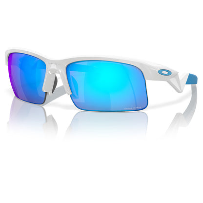 Oakley Capacitor Youth Sunglasses – Polished White – Prizm Sapphire Lens