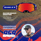 Oakley AirBrake Adult MX Goggles - Renaux Matte Navy - Prizm Sapphire Lens