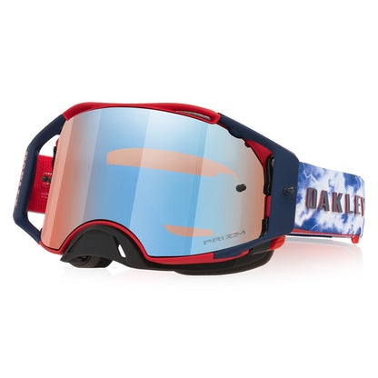 Oakley AirBrake Adult MX Goggles - Renaux Matte Navy - Prizm Sapphire Lens