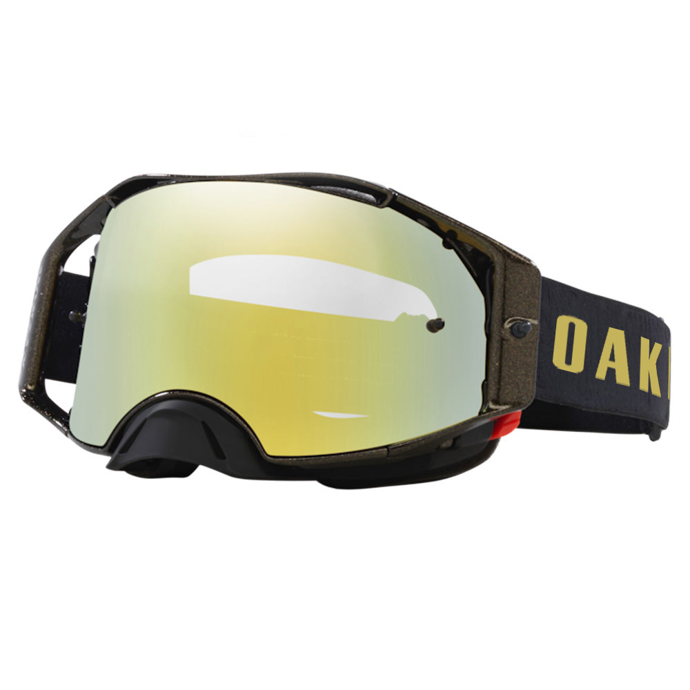 Oakley AirBrake Adult MX Goggles - 50th Anniversary Bark - Prizm 24k Iridium Lens