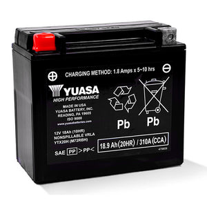 Yuasa YTX20H Factory Sealed Battery – 310cca