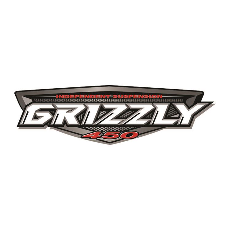 Yamaha 450 Grizzly R/H L/H 295mm Tank Sticker