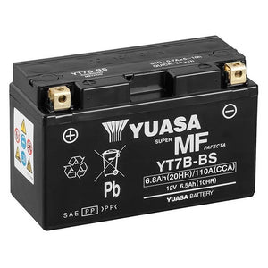 Yuasa YT7B-BS Factory Sealed Battery – 110cca