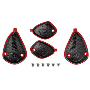 Sidi Crossfire 2 Ankle Cover – Black/Red