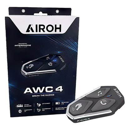 Airoh AWC4 Bluetooth Intercom - Single