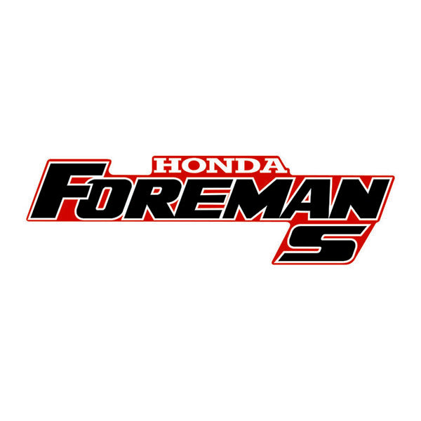 Honda Foreman S Tank Sticker 300mm White/Red/Black