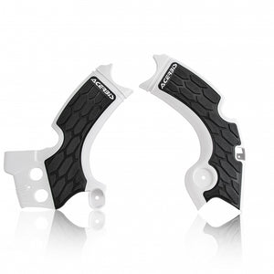 Acerbis X-Grip Frame Guards - Kawasaki KX250F 15-20 - White/Black
