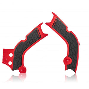 Acerbis X-Grip Frame Guards - Honda CRF 19-21 - Red/Black
