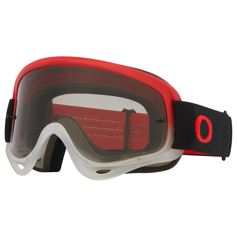 Oakley O-Frame Adult MX Goggles - Team Red - Light Grey Lens
