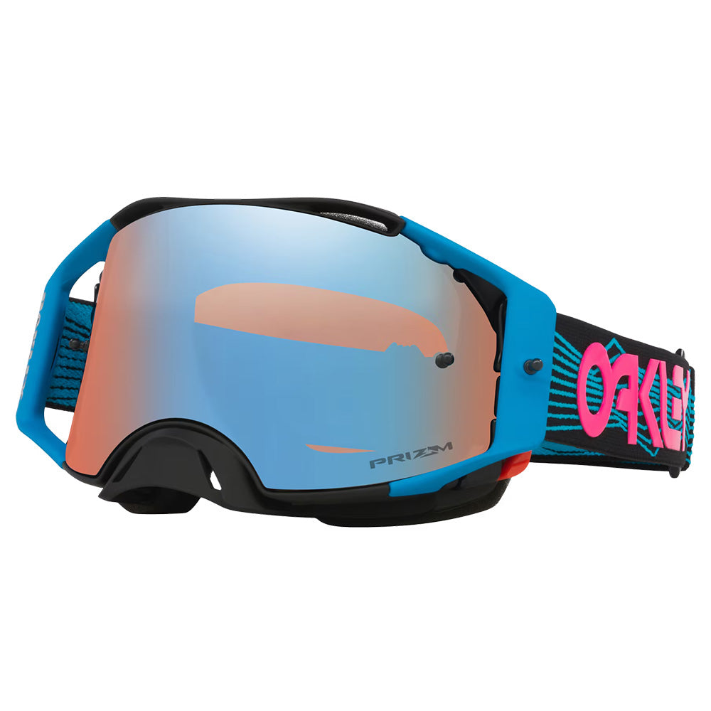 Oakley AirBrake Adult MX Goggles -  Blue Wired - Prizm Sapphire Lens
