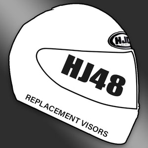 HJC HJ-48C Pinlock Ready Clear Visor – RPHA 72