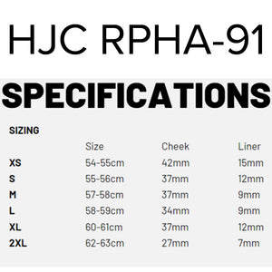 HJC RPHA-91 Flip Front Helmet - Madal MC2