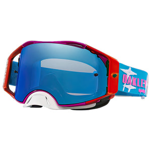 Oakley AirBrake Adult MX Goggles - TLD Speed Stars - Black Ice Lens