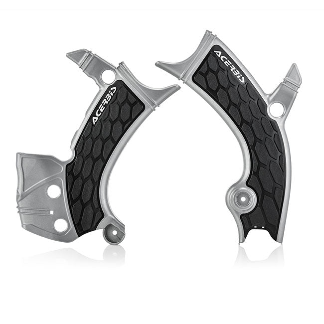 Acerbis X-Grip Frame Guards - Yamaha YZF/WRF 18-23 - Grey/Black