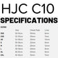 *HJC C10 Youth Helmet - Tez MC4HSF - 2XS