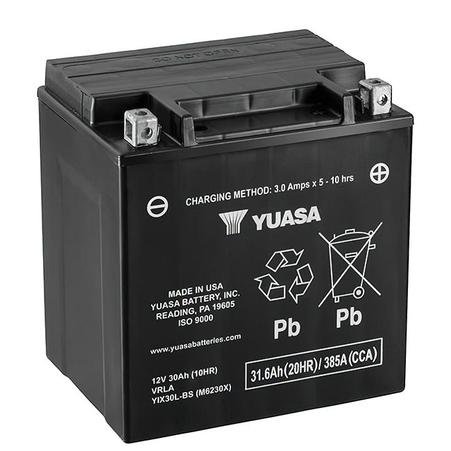 Yuasa YIX30L-BS Factory Sealed Battery – 400cca