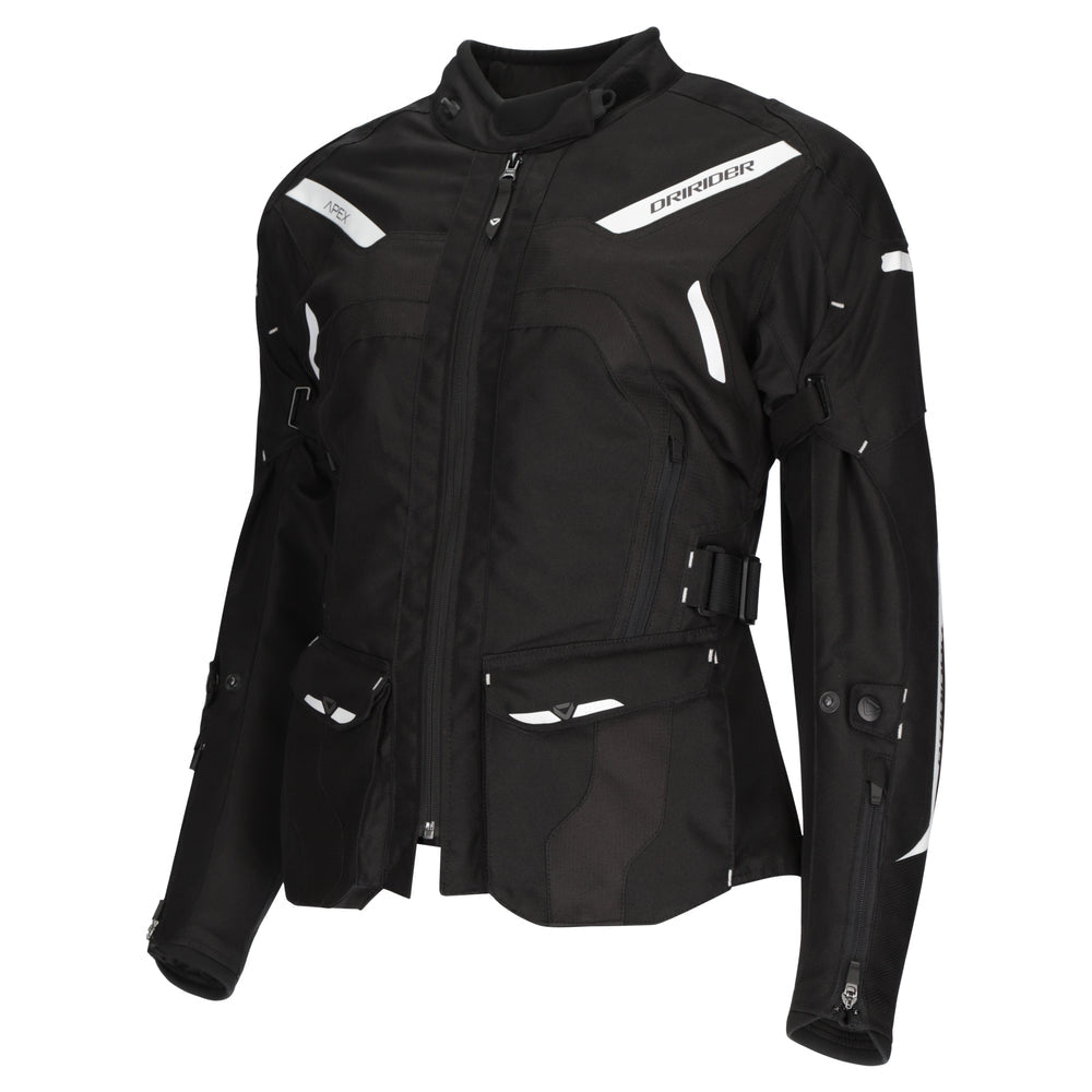 DriRider Apex 6 Womens Jacket – Black/White