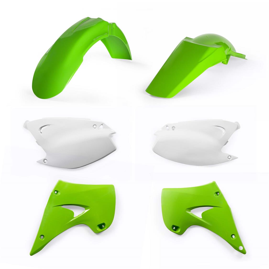 Acerbis Plastic Kit - Kawasaki KX125/250 03-08 - OEM