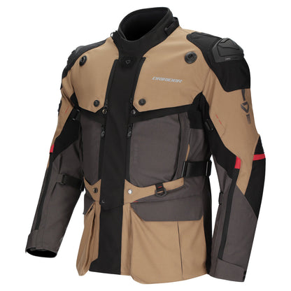 DriRider Vortex Adventure 3 Jacket – Dark Grey/Brown/Black