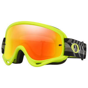 Oakley O-Frame Adult MX Goggles - Black Empire - Fire Iridium Lens