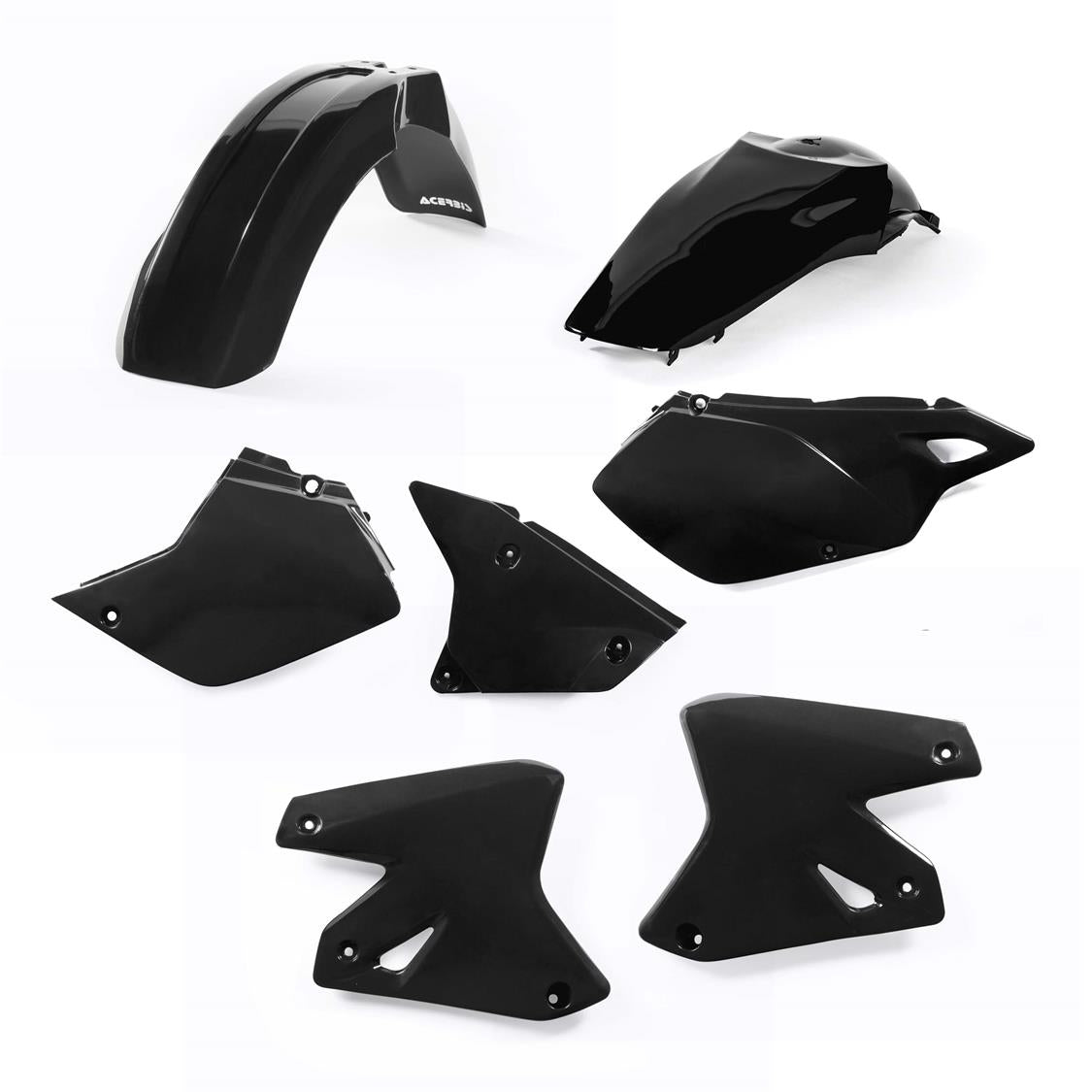 Acerbis Plastic Kit - Suzuki DRZ400 00-24 - Black