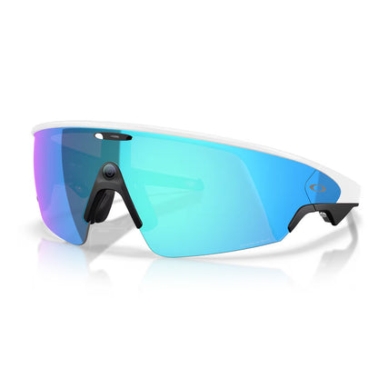 Oakley Meta Vanguard Glasses – White – Prizm Sapphire Lens