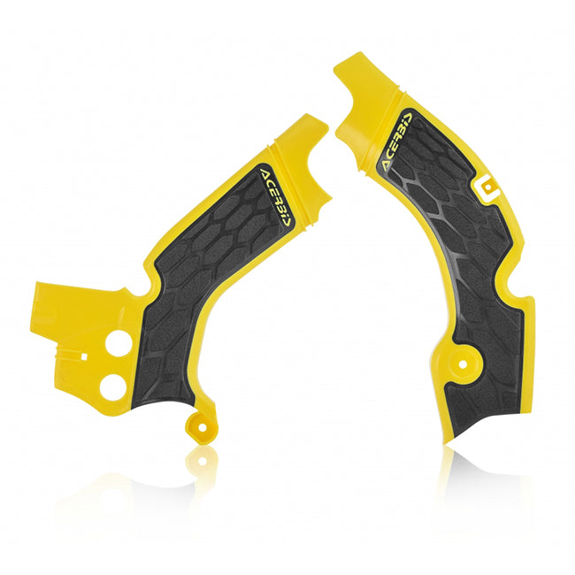 Acerbis X-Grip Frame Guards - Suzuki RMZ450 08-17 - yellow/Black