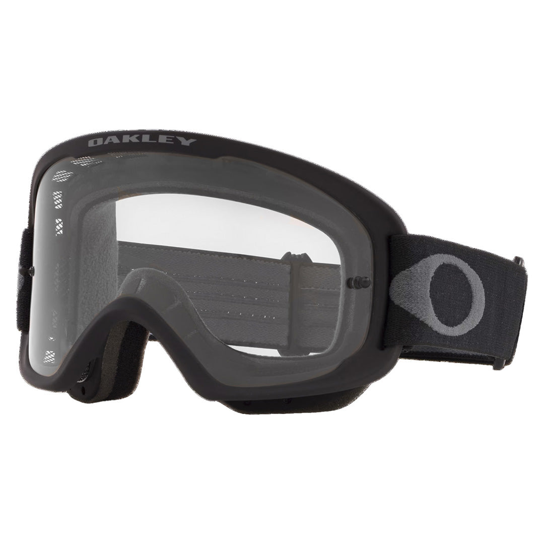 Oakley O-Frame 2.0 Pro MTB Adult MX Goggles - Black/Gunmetal - Clear Lens