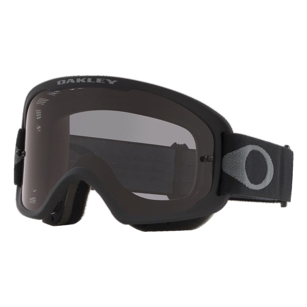Oakley O-Frame 2.0 Pro MTB Adult MX Goggles - Black/Gunmetal - Dark Grey Lens