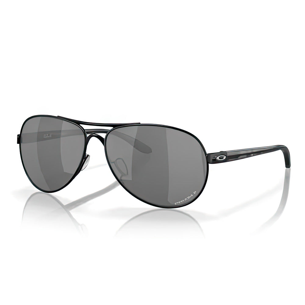 Oakley Feedback Women’s Sunglasses – Polished Black – Prizm Black Polarized Lens