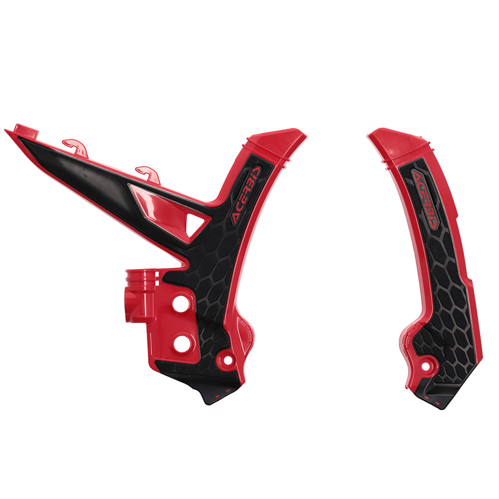 Acerbis X-Grip Frame Guards - GasGas 125-500 24-25 - Red/Black