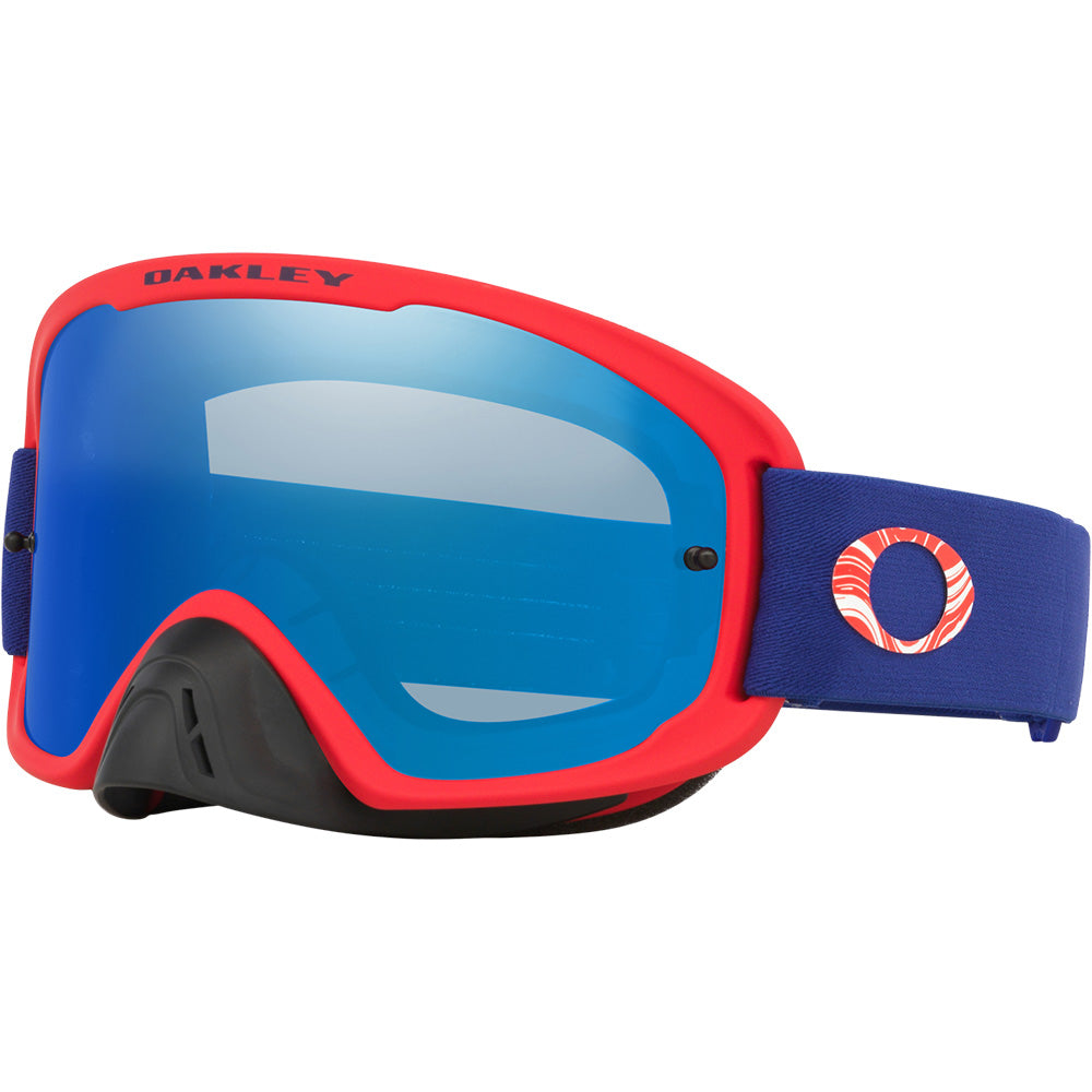Oakley O-Frame 2.0 Pro Adult MX Goggles - Team Red - Black Ice Iridium Lens