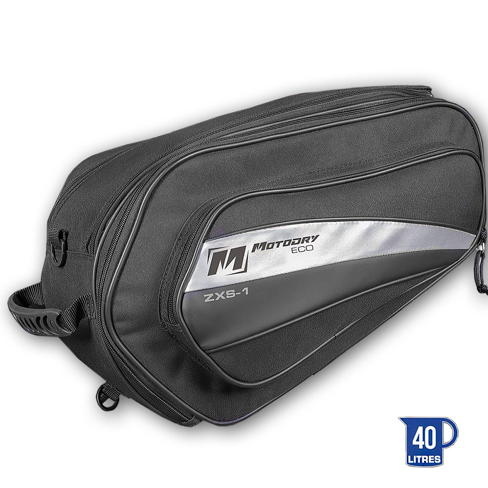 Motodry ZXS-1 Slant Saddle Bags - 40 Litres