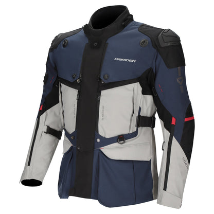 DriRider Vortex Adventure 3 Jacket – Blue/Light Grey/Black