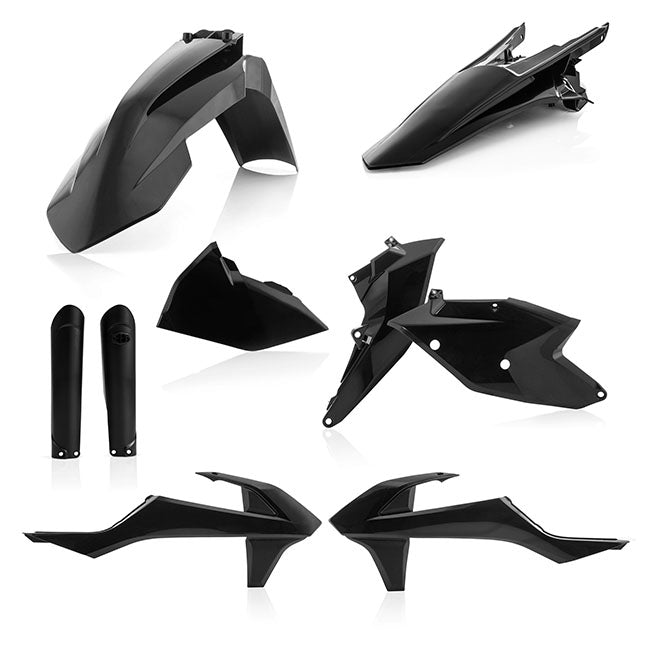 Acerbis Full Plastic Kit - KTM EXC/F 17-19 - Black