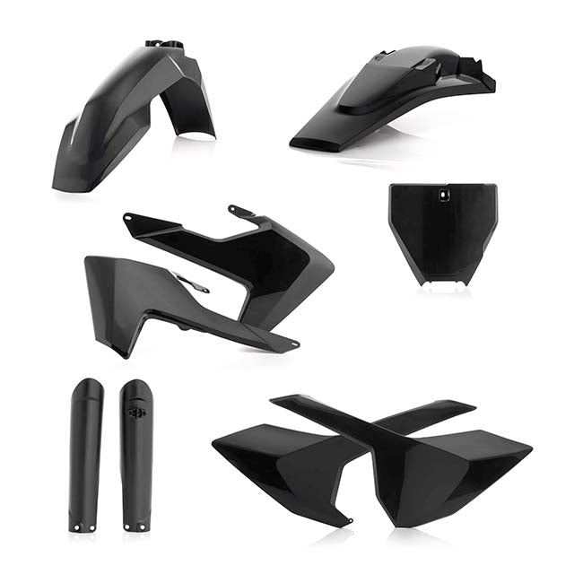 Acerbis Full Plastic Kit - Husqvarna FC/TC 16-18 - Black