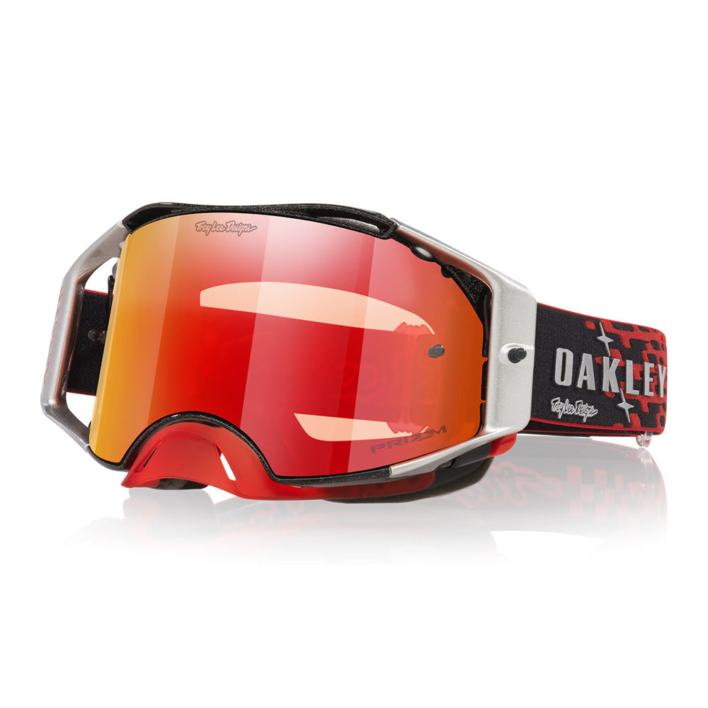 Oakley AirBrake Adult MX Goggles -  TLD Black Holographic - Prizm Torch Lens