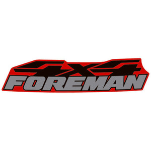 Honda Foreman 4x4 Tank Sticker 153mm White/Red/Black