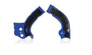 Acerbis X-Grip Frame Guards - Yamaha YZF/WRF 14-16 - Black/Blue
