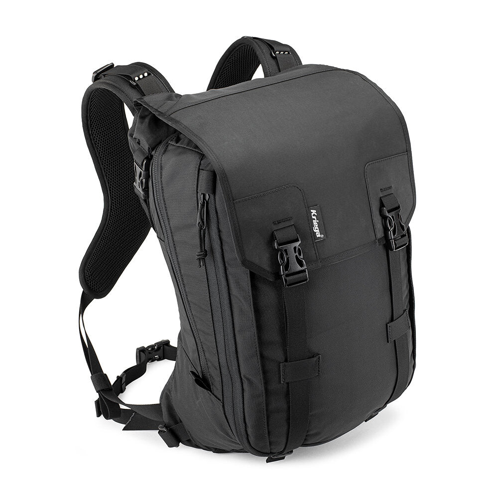 Kriega MAX28 BACKPACK - Expandable 22-28 Litre - Black