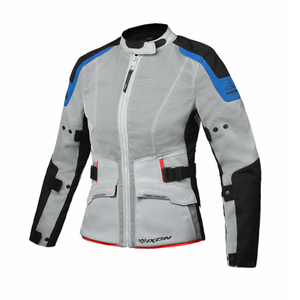 Ixon M-NJORD Ladies Vented Jacket - Grey / Blue Red