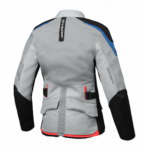 Ixon M-NJORD Ladies Vented Jacket - Grey / Blue Red