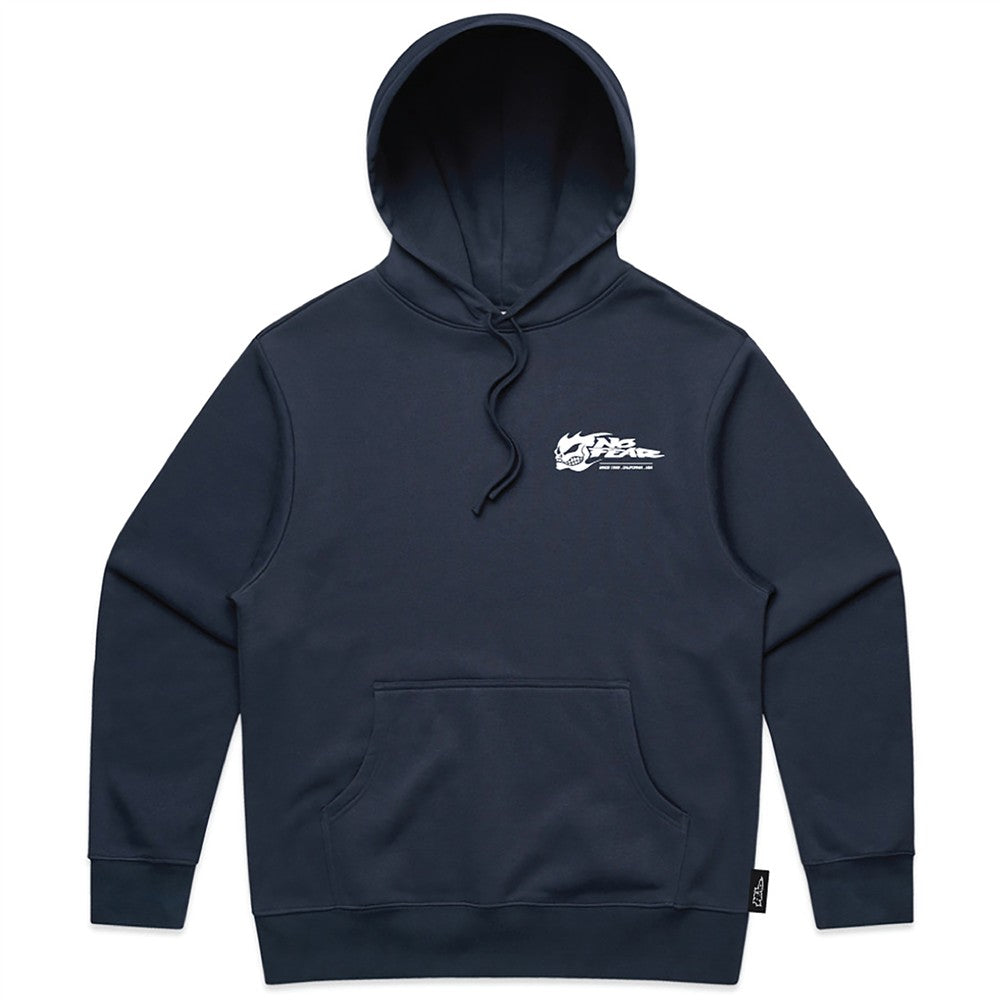 No Fear Adult Navy Skull Hoodie