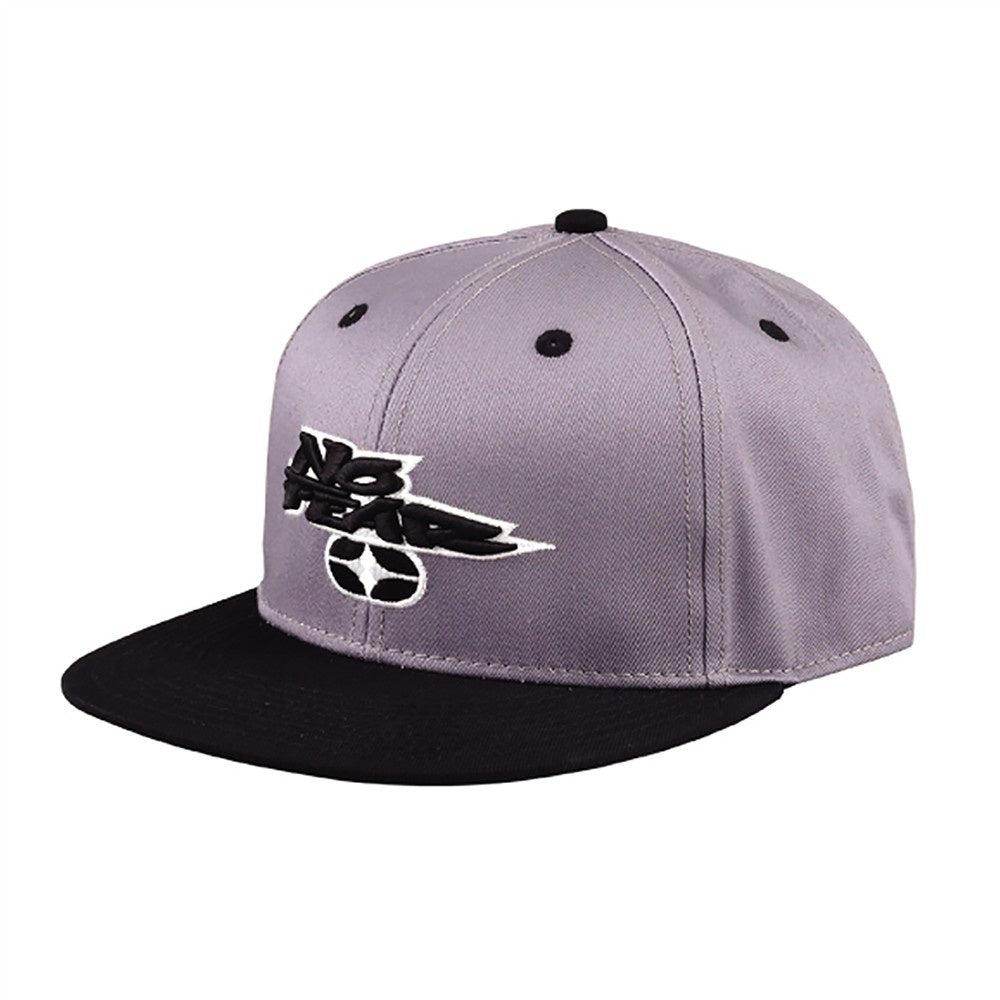 No Fear Hat Snapback Grey - One Size