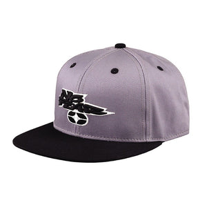No Fear Hat Snapback Grey - One Size