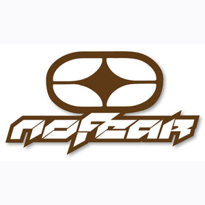 No Fear Sticker - Brand Brown