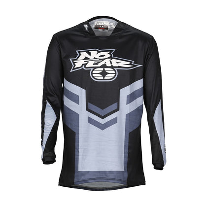 No Fear Adult MX Jersey - Elektron Blackout