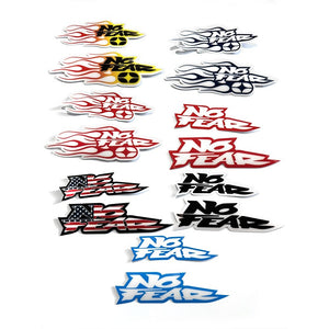 No Fear Logo Sticker Pack - 14 Pieces