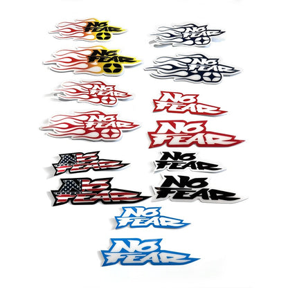 No Fear Logo Sticker Pack - 14 Pieces